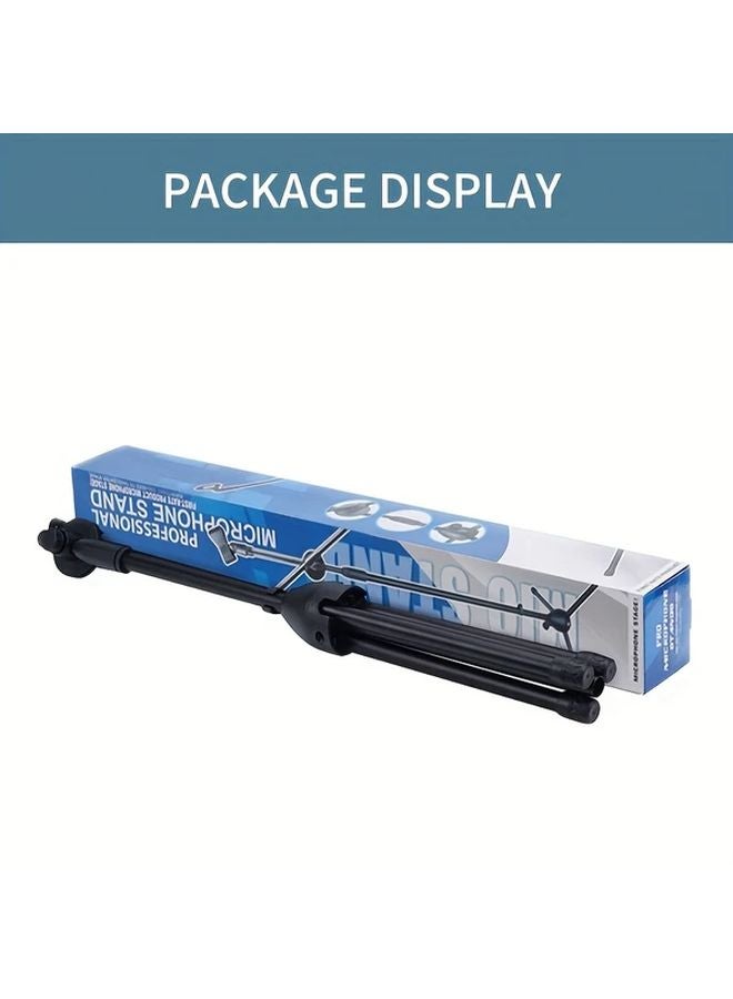 موديل 103 حامل أرضي متعدد الاستخدامات بقضيب مزدوج مع مشابك ميكروفون مزدوجة للعروض الداخلية والخارجية - Image 5