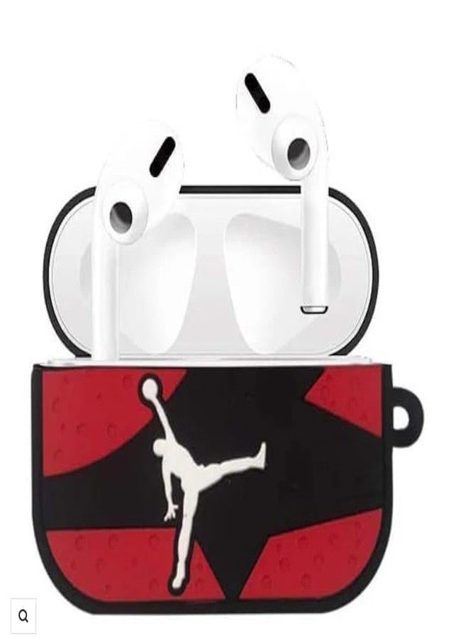 EMOH ROCED Case Cover for AirPods Pro 2nd Generation with Cleaner Kit,Cute Cartoon Kawaii Funny Protective Cover Compatible with AirPods Pro 2 (2022/2019) (Black-Sports) - Image 3