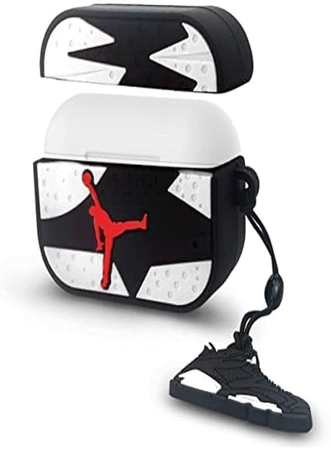 EMOH ROCED Case Cover for AirPods Pro 2nd Generation with Cleaner Kit,Cute Cartoon Kawaii Funny Protective Cover Compatible with AirPods Pro 2 (2022/2019) (Black-Sports) - Image 4