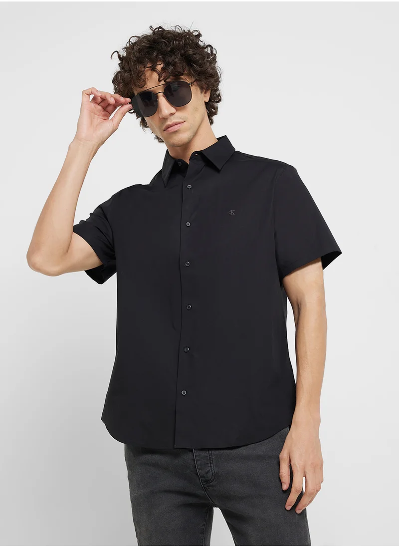 كالفن كلاين Solid Stretch Claic Shirt