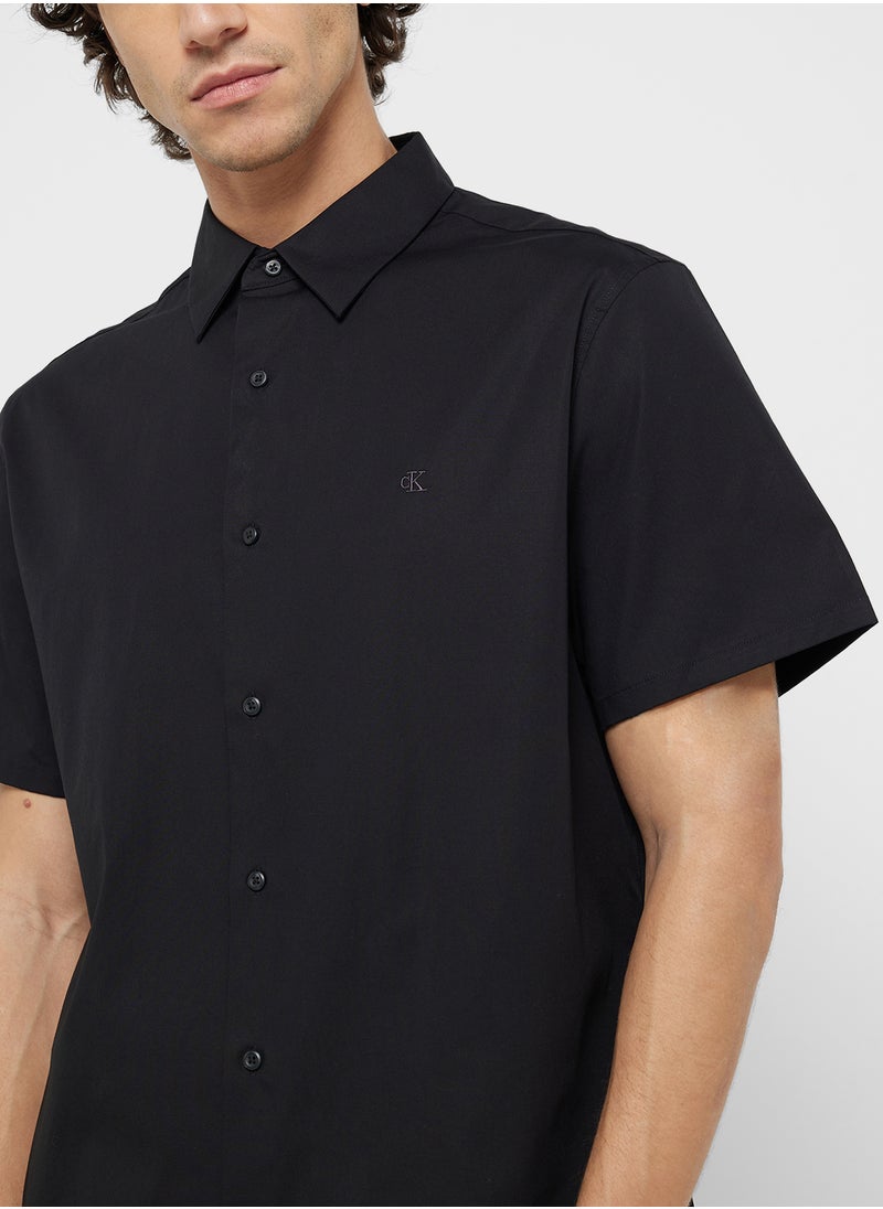 CALVIN KLEIN Classic Stretch Short Sleeve Shirt  - Image 3