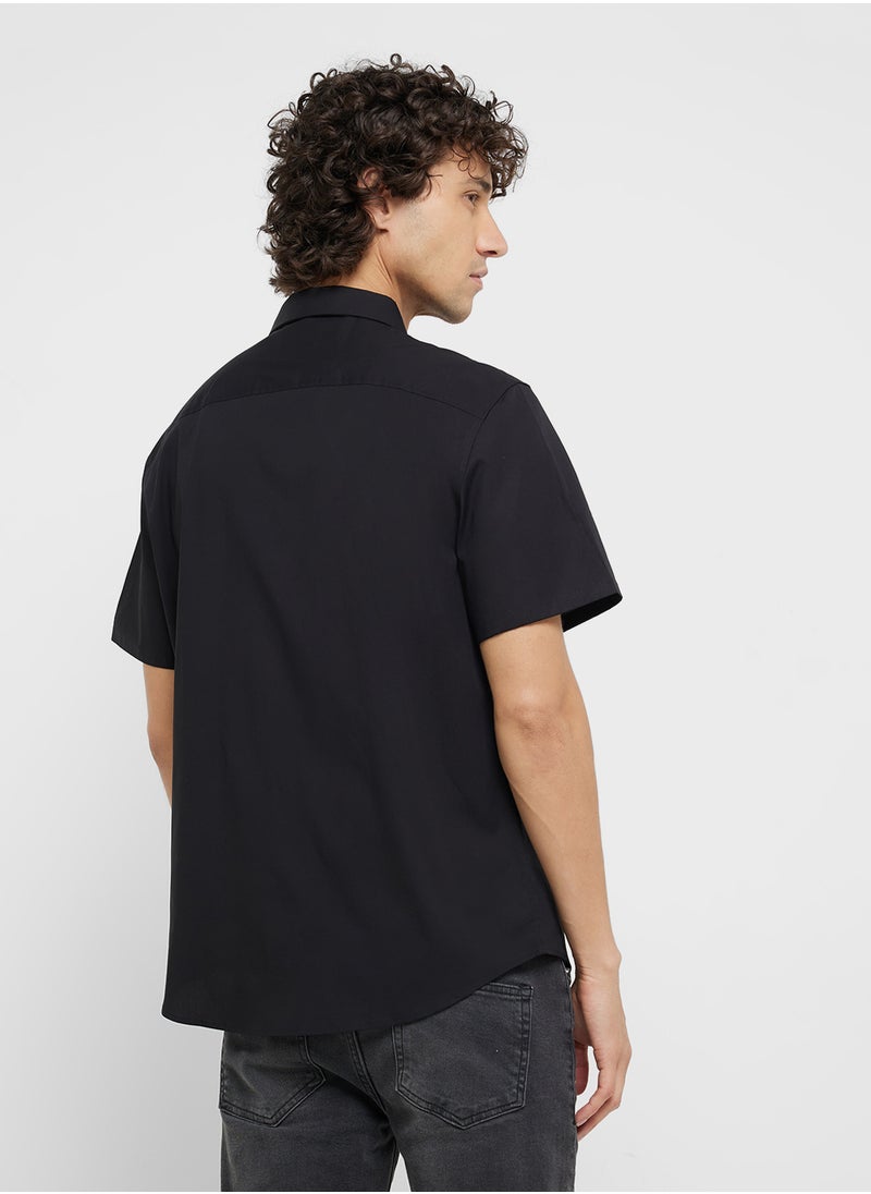 CALVIN KLEIN Classic Stretch Short Sleeve Shirt  - Image 2