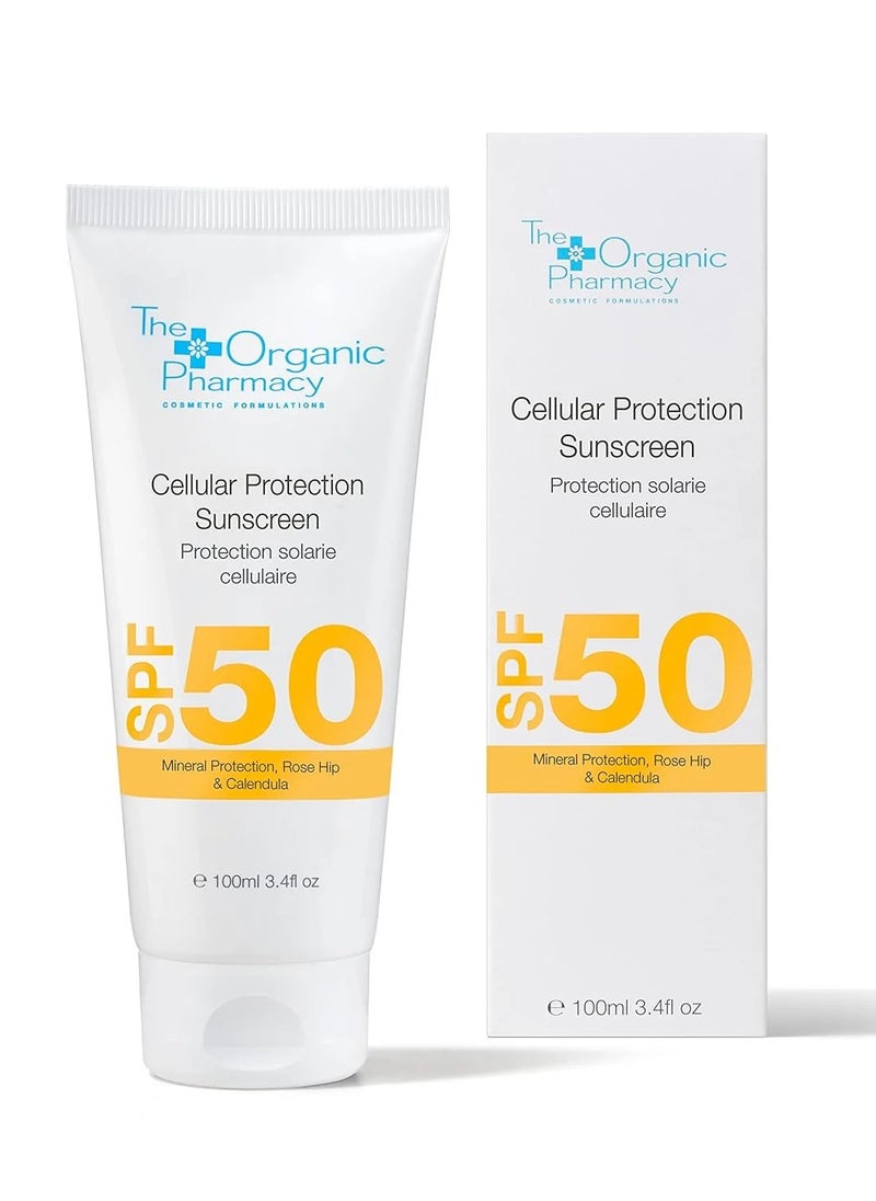 The Organic Pharmacy - The Organic Pharmacy Top Cellular Protect Sunscreen Spf50 100ml - - Image 1