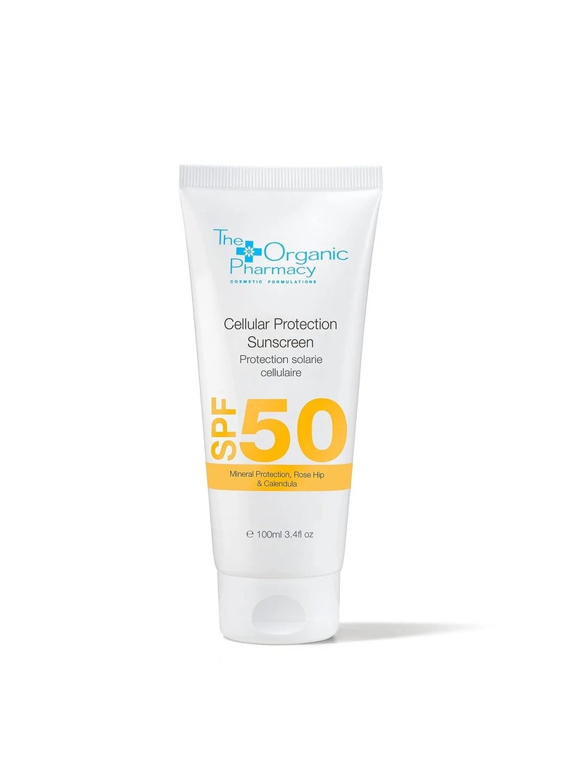 The Organic Pharmacy - The Organic Pharmacy Top Cellular Protect Sunscreen Spf50 100ml - - Image 1