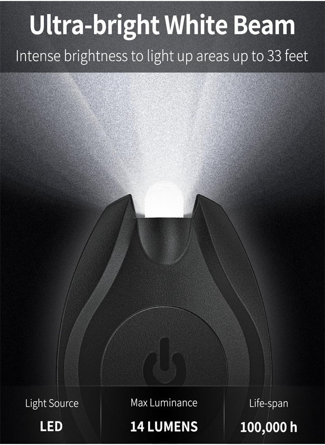 , 5 Pack LED Flashlight Keychain, Mini Keychain Light 14 Lumen Portable Ultra Bright, Battery Powered Key Ring Torch for Outdoor Camping Hiking and Emergency Lighting - Image 5