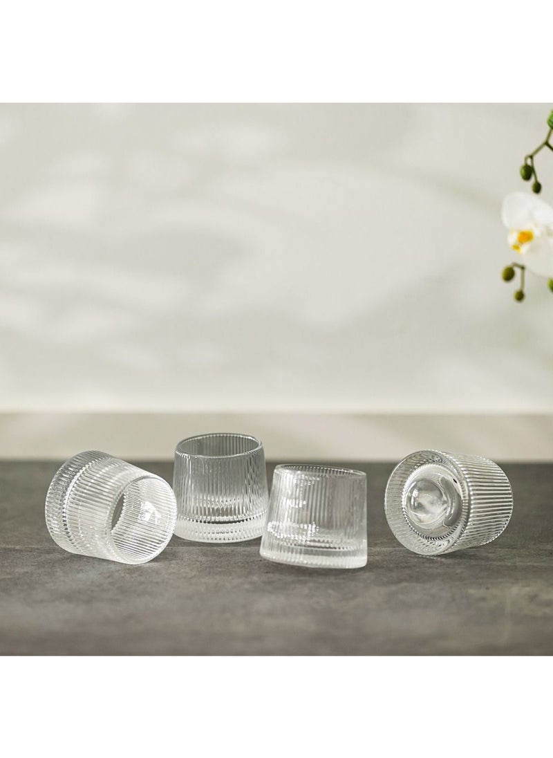 DANUBE HOME طقم أكواب زجاجية من مايستيفا مكون من 4 قطع، سعة 380 مل  - Image 2