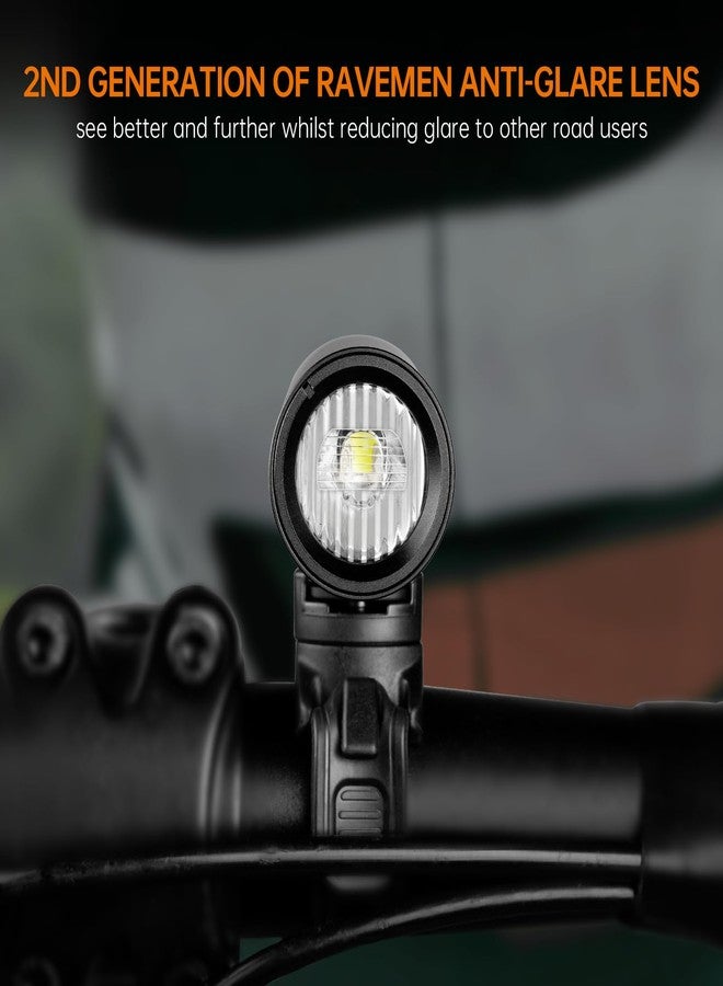 RAVEMEN CR1000 Bike Light 1000 Lumens with T-Shaped Beam for Night Riding, Bike Front Light with IPX6 Waterproof Aluminum Housing, Rubber Strap Mount - Image 2