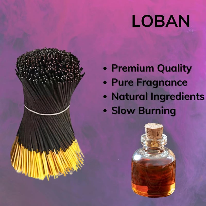 عصي البخور المعطرة نيرمال بريميوم لوبان للعبادة والتأمل، 1000 عصا في العبوة - Image 2