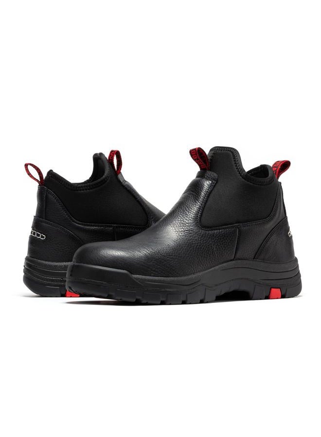 ROCKROOSTER Bakken Men's Black 6 inch Chelsea Boots, EH Rated Waterproof Slip-on Work Boots AK303-Soft Toe, AK323-Steel Toe, CP323-Comp Toe, Cp323,black,composite Toe, 10.5 Wide - Image 1
