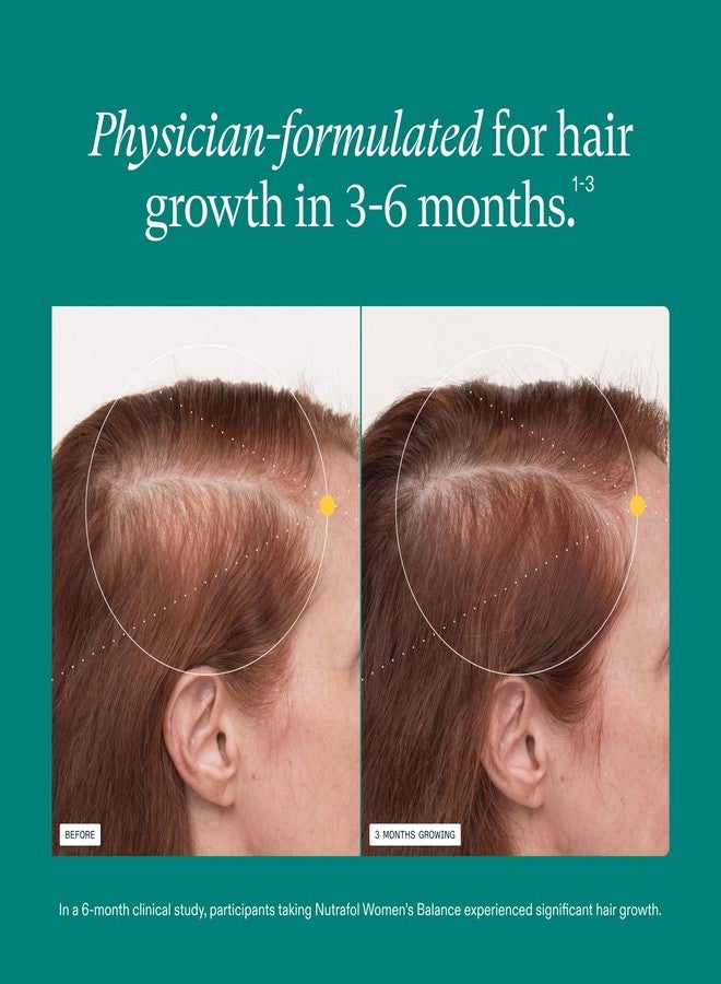 Nutrafol Women's Balance Hair Growth Supplements, Ages 45 and Up, Clinically Proven for Visibly Thicker Hair and Scalp Coverage, Dermatologist Recommended - 1 Month Supply - Image 4