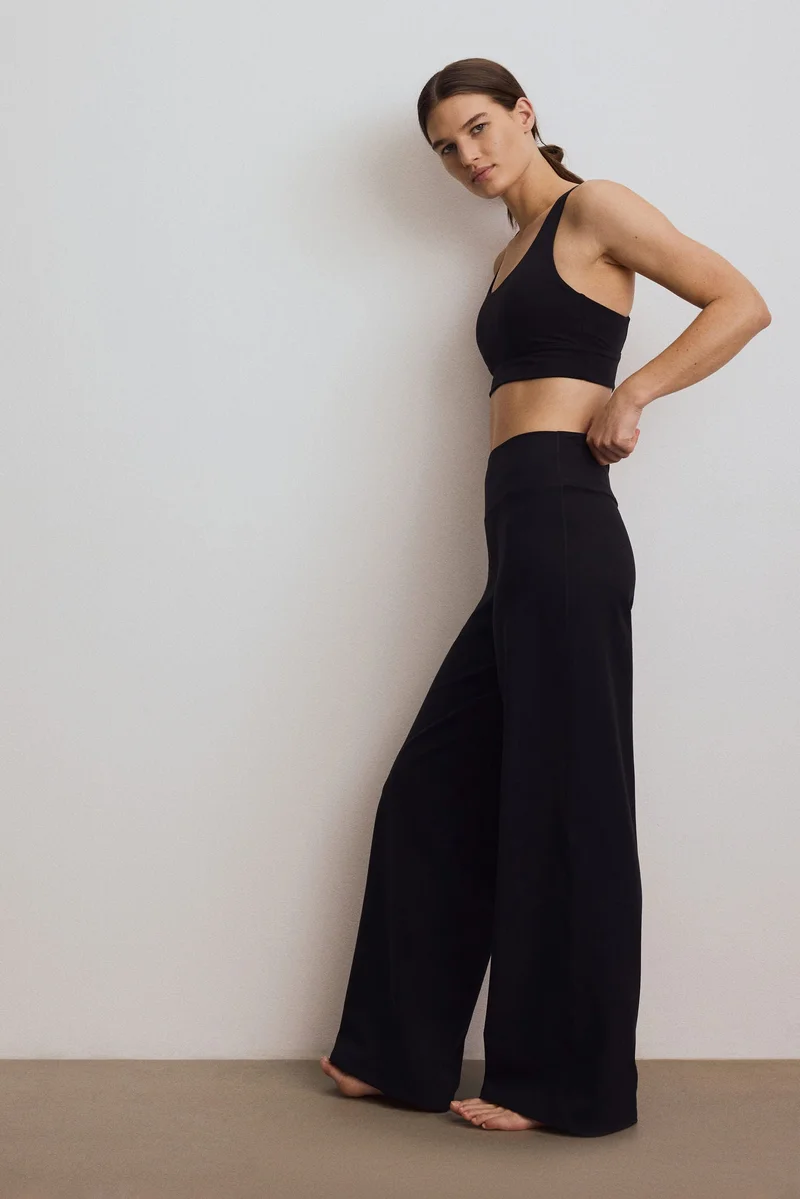 H&M Wide sports leggings with SoftMove™