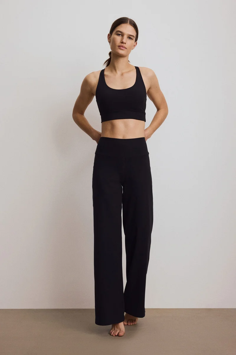H&M Wide sports leggings with SoftMove™