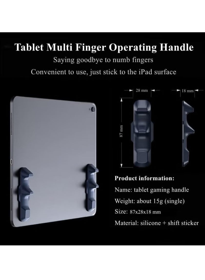 مقبض ألعاب لجهاز iPad - مقبض لوحة ألعاب من السيليكون متعدد الأصابع، وحدة تحكم ألعاب الكمبيوتر اللوحي للإمساك بها - Image 5