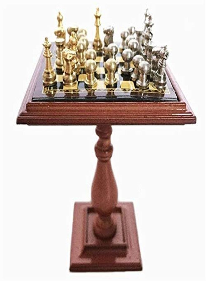 EatingBiting 1:12 Dollhouse Miniature Furniture Accessories Chess Table Magnet Chess Pieces for Mini Room Decoration - Image 4