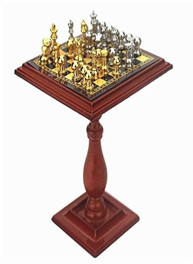 EatingBiting 1:12 Dollhouse Miniature Furniture Accessories Chess Table Magnet Chess Pieces for Mini Room Decoration - Image 5