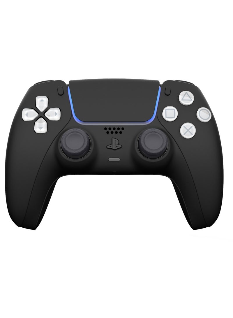 CRAFT by MERLIN PAINTED PLAY STATION 5 DUAL SENSE WIRELESS CONTROLLER BLACK EDITION - Image 1