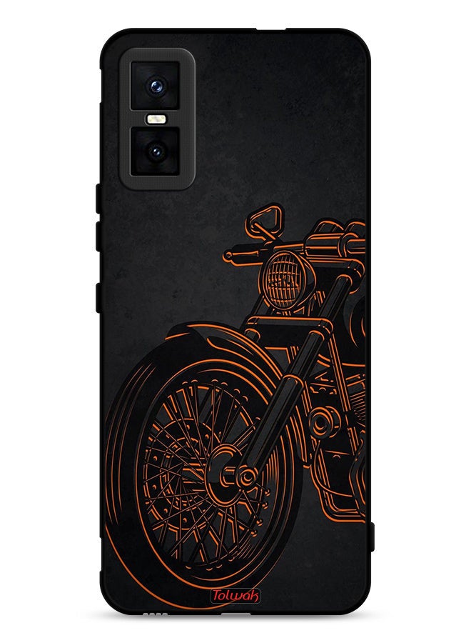 Tolwak Infinix GT 30 Pro Protective Case Cover Vintage Bike - Image 1