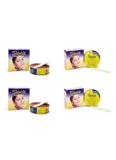 Sleek Facial Hair Remover With Aloe Vera 80G Pack Of 4  - Image 2