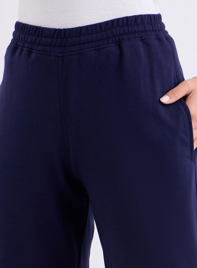 Styli Navy Blue Relaxed Fit Joggers - Image 4