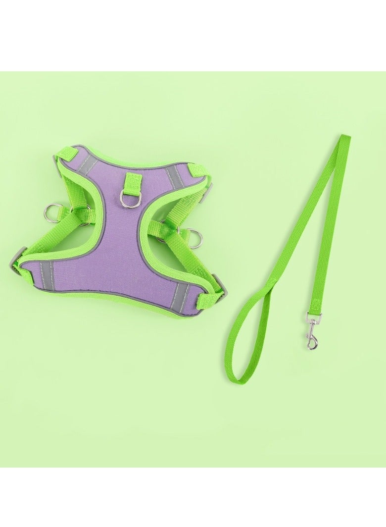 No-Pull Dog Harness, Unique Color Reflective Adjustable Dog Vest with Soft Training Handle and Metal Buckle, Suitable for Small, Medium and Large Dogs - Image 1