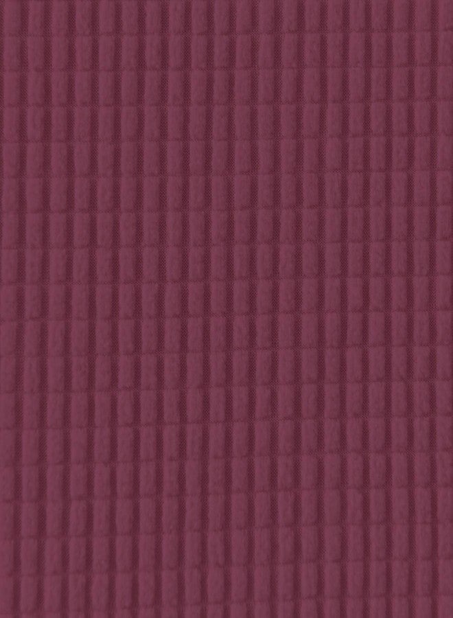 Easy-Going Stretch Sofa Covers Extra Large Sofa Slipcover Furniture Protector Soft with Elastic Bottom for Kids, Polyester Spandex Jacquard Fabric Small Checks, Ash Pink - Image 5