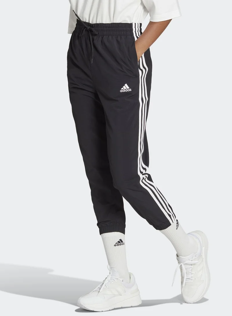 Adidas Essentials 3-Stripes Woven 7/8 Tracksuit Bottoms
