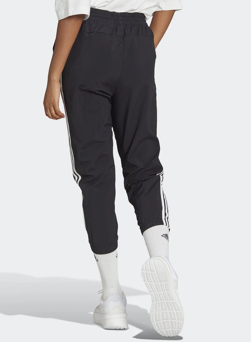 Adidas Essentials 3-Stripes Woven 7/8 Tracksuit Bottoms