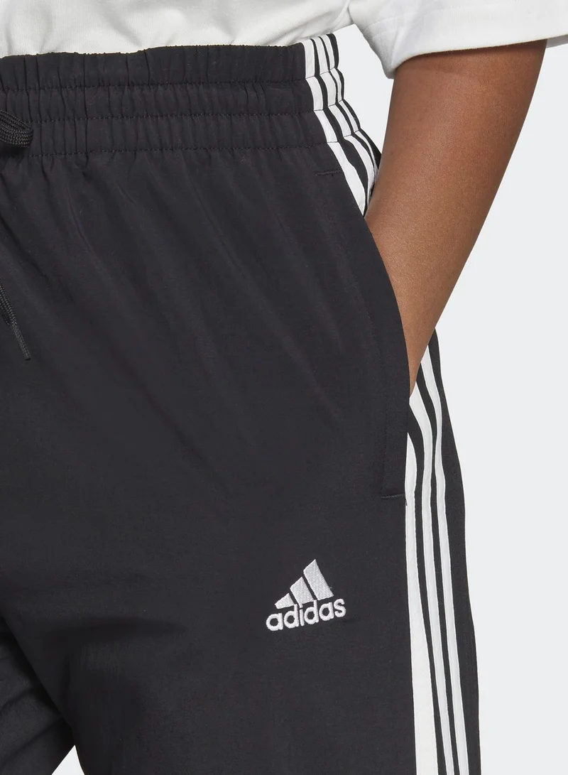 Adidas Essentials 3-Stripes Woven 7/8 Tracksuit Bottoms