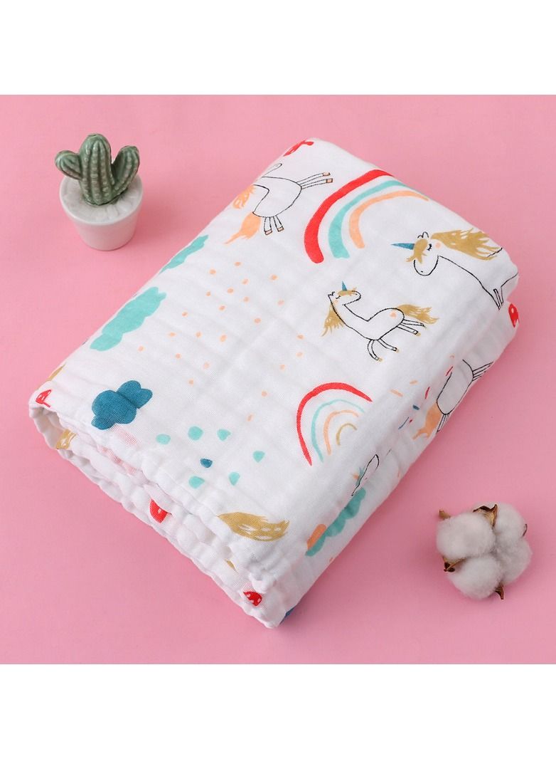 Pure Cotton Cartoon Printed Bath Towel