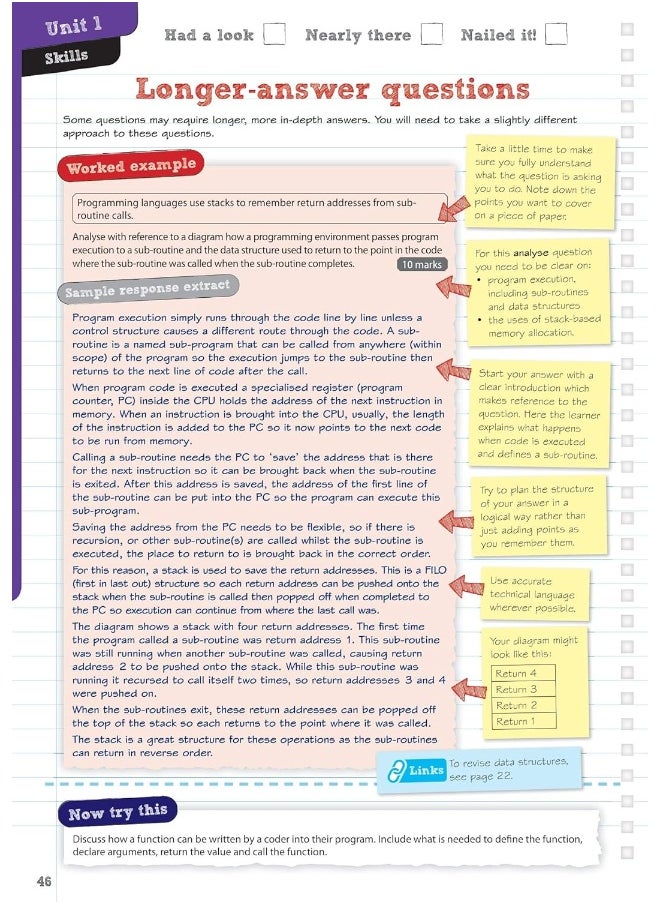 Pearson REVISE BTEC National Computing Revision Gu  - Image 3