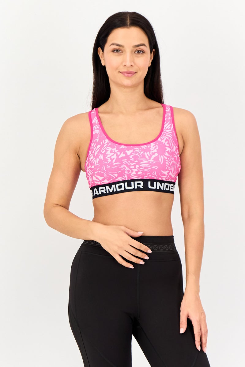 UNDER ARMOUR Women Padded Training Sports Bra, Multicolor - Image 1