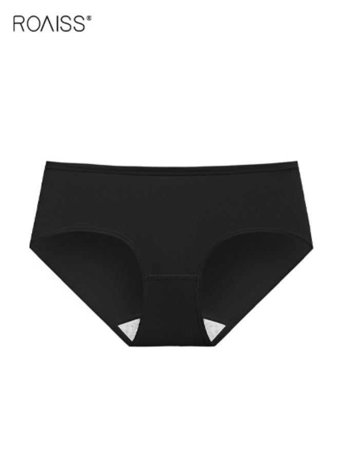 ملابس داخلية نسائية قطنية، عبوة من 6 قطع، سراويل داخلية منخفضة الارتفاع، مقاس كبير، متعددة القطع، سراويل داخلية أساسية ناعمة وجيدة التهوية للنساء، سراويل داخلية مريحة