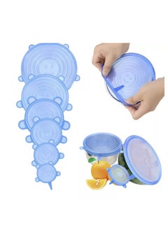 Lavish 12-Pack Silicone Food And Bowl Covers Reusable Stretch Lids Cover Wrap For Cups Cans And Mugs  - Image 3
