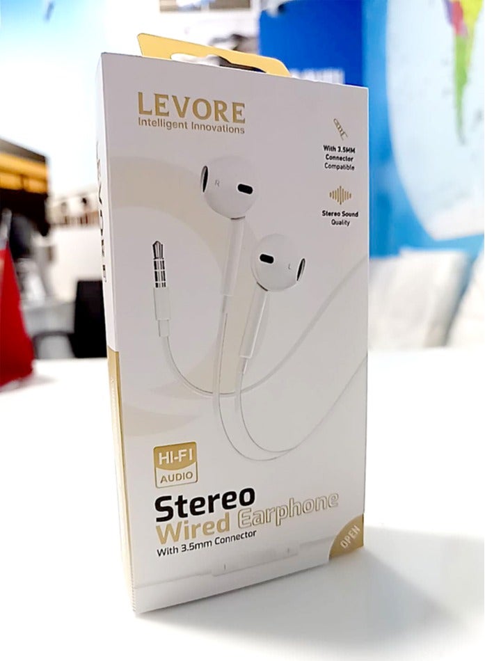 ليفور سماعة أذن سلكية ستيريو LEVORE HI-FI AUDIO بموصل 3.5 مم - Image 4
