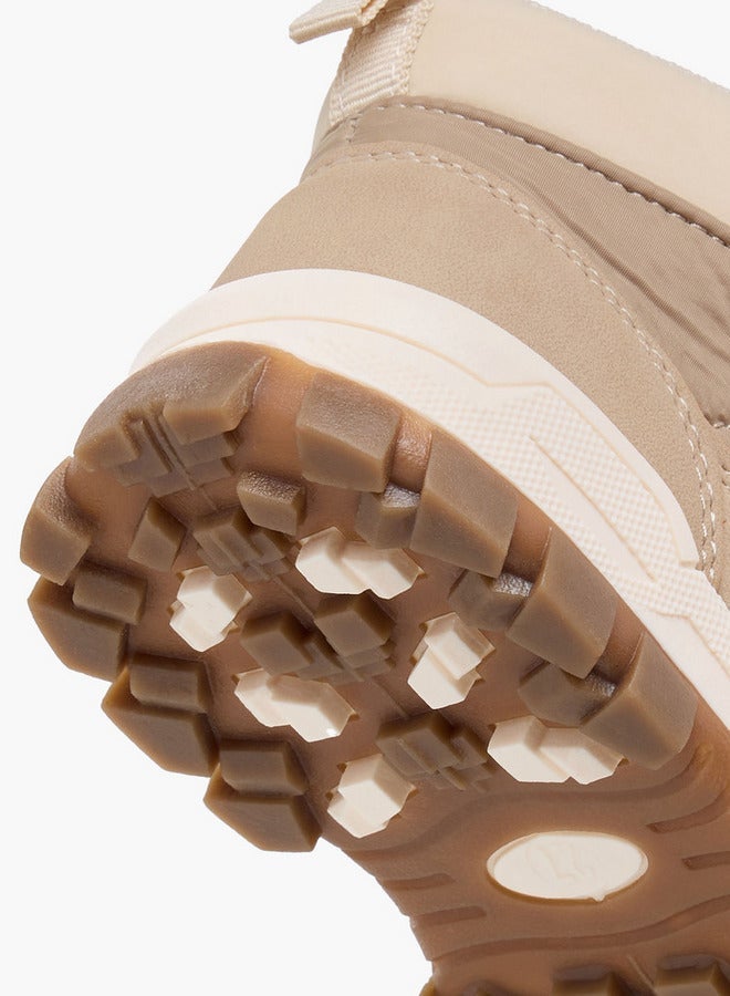 JUNIORS Textured High Cut Boots with Zip Closure - Image 5