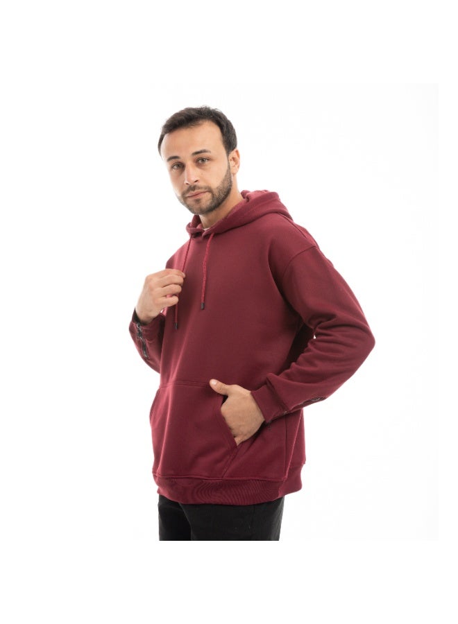 سيزار هودي رجالي اوفر سايز مزود بغطاء للرأس - Image 2