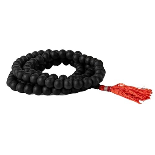 ARKAM Certified 100% Natural Karungali Mala/Original Karungali Malai/Natural Black Ebony Wood Mala (Size: 6mm, Length: 22 inches, Beads: 108+1) - Image 2