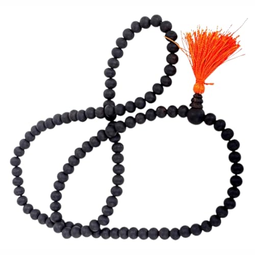 ARKAM Certified 100% Natural Karungali Mala/Original Karungali Malai/Natural Black Ebony Wood Mala (Size: 6mm, Length: 22 inches, Beads: 108+1) - Image 4