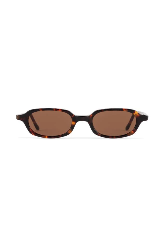 KAREN WAZEN Carolyn Rectangle Sunglasses