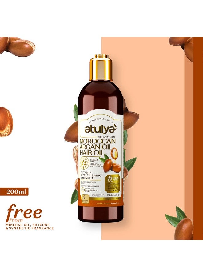 atulya Moroccon Argan Oil Hair Oil - Image 1