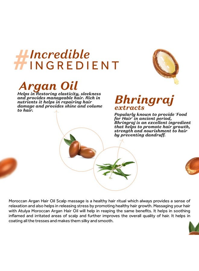 atulya Moroccon Argan Oil Hair Oil - Image 3