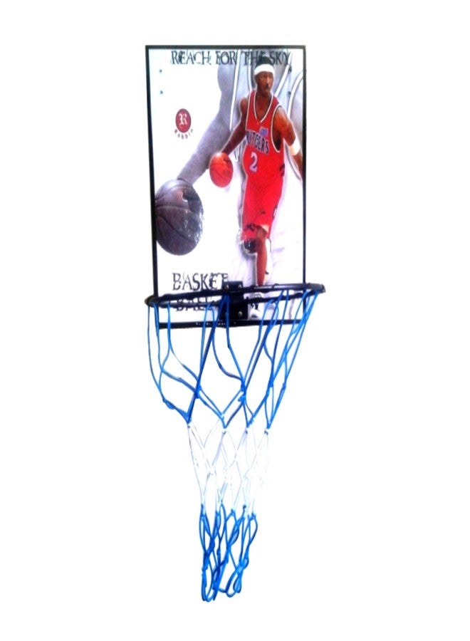 Raisco Wall Kids Basketball Ring (6 Basketball Size with Net) - Image 1