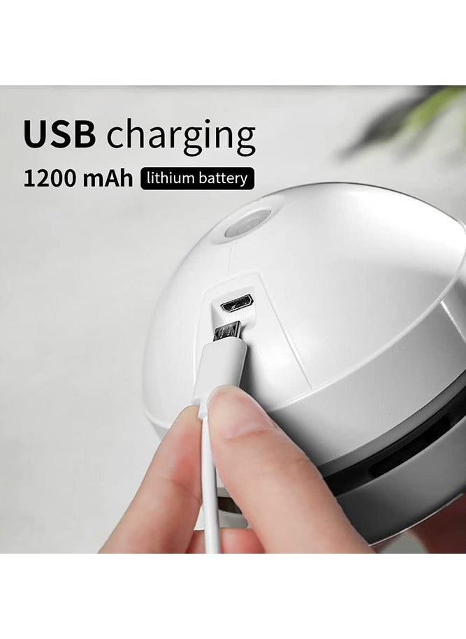 Mini Desktop Cleaner with Robot Shape, 1200mAh Portable Small USB Vacuum Cleaner, Quiet Pick Pp Tiny Items, Great for Home, Office, Kitchen, Piano, Keyboard - pzsku/Z66DE1A7389713A7185FEZ/45/_/1698829693/830b6cfe-aa29-42b8-9899-2d3f9bf8197c