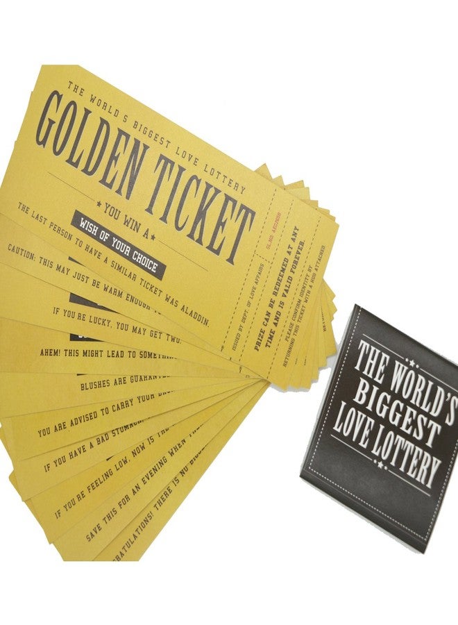 Oye Happy Golden Tickets with Romantic Naughty Cute Messages - Image 4