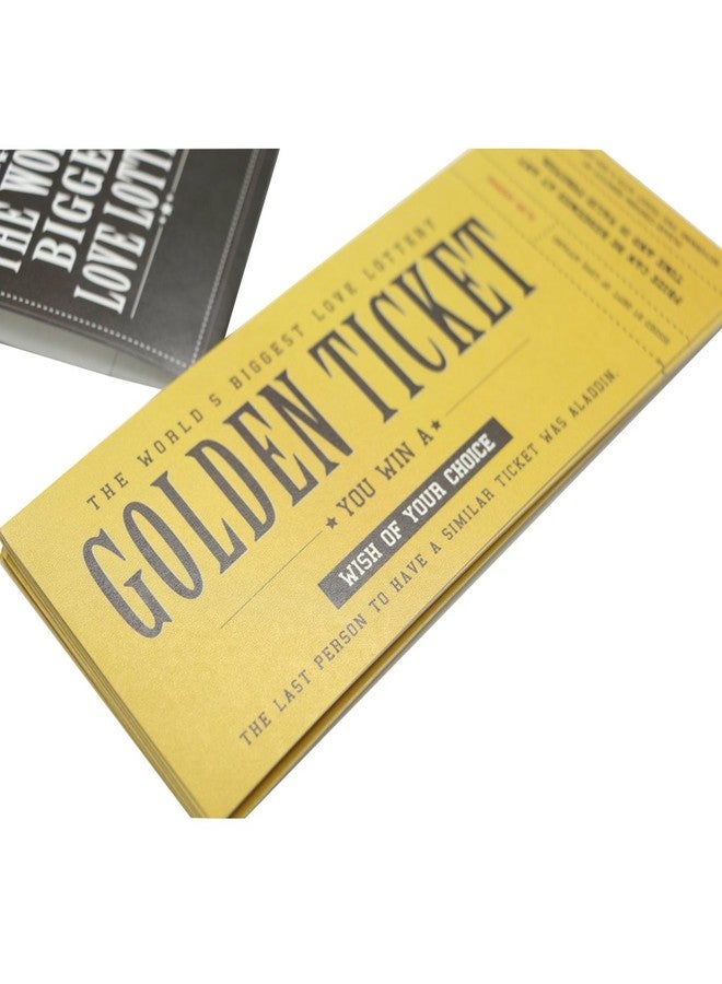 Oye Happy Golden Tickets with Romantic Naughty Cute Messages - Image 2