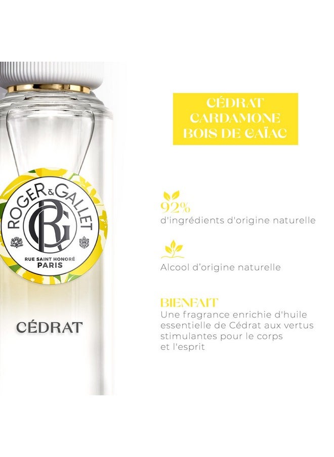 روجر أند غاليت رذاذ الجسم المائي المعطر للنساء من Cédrat Citron، 1 أونصة  - Image 3