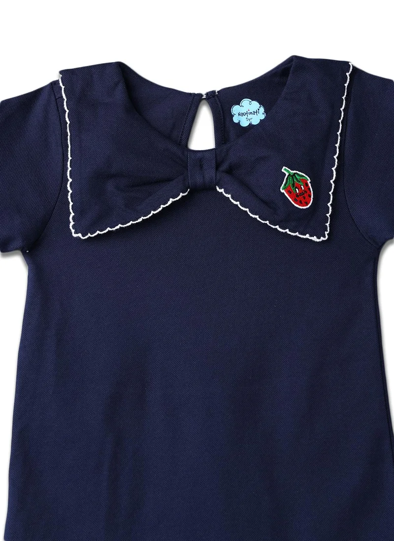 Nautinati Girls’ Cotton Dress | Half-sleeve Frock for Girls | 4 to 8 Years