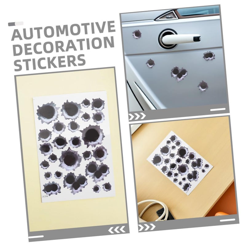 GLEAVI 2Pcs Car Scratch Covering Stickers Waterproof Vehicle Body Decals Exterior Bumper Decoration - Image 4