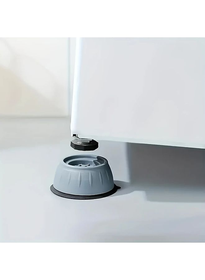 وسادة غسالة مقاومة للانزلاق باللون الرمادي، ثقيلة الاستخدام، مزودة بأقدام امتصاص الصدمات ومضادة للاهتزاز وتسوية المستوى - Image 2