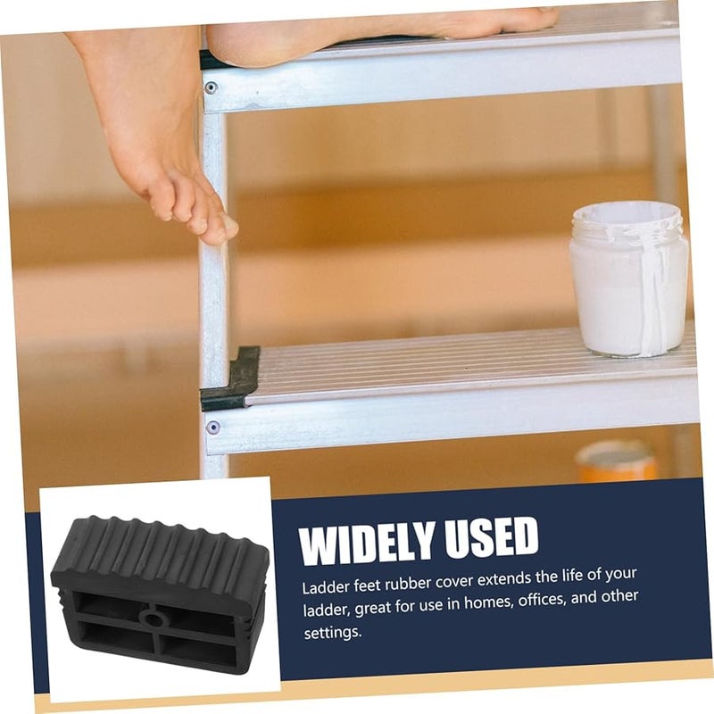 Ladder Stabilizer Non Slip Pads Rubber Protects Floor Enhances Stability for Furniture - Image 3